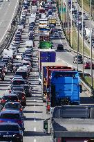 Summer Traffic In Gdansk, Poland