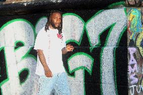 Burna Boy Filming Music Video - NYC