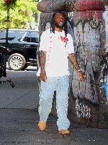 Burna Boy Filming Music Video - NYC