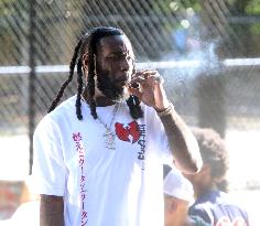 Burna Boy Filming Music Video - NYC