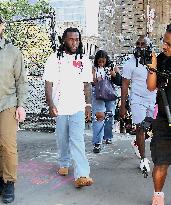 Burna Boy Filming Music Video - NYC