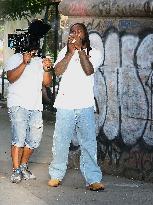 Burna Boy Filming Music Video - NYC