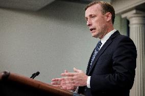 DC: National Security Advisor Jake Sullivan Speaks during White House Daily Press Briefing
