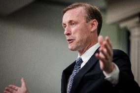 DC: National Security Advisor Jake Sullivan Speaks during White House Daily Press Briefing