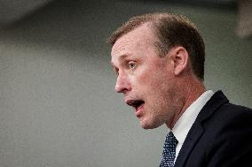 DC: National Security Advisor Jake Sullivan Speaks during White House Daily Press Briefing