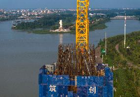 Beijing-hangzhou Grand Canal Siyang Taoyuan Bridge Construction