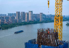 Beijing-hangzhou Grand Canal Siyang Taoyuan Bridge Construction