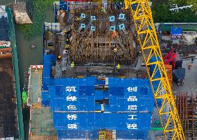 Beijing-hangzhou Grand Canal Siyang Taoyuan Bridge Construction