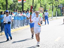 (SP)CHINA-SICHUAN-CHENGDU-WORLD UNIVERSITY GAMES-TORCH RELAY(CN)