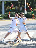 (SP)CHINA-SICHUAN-CHENGDU-WORLD UNIVERSITY GAMES-TORCH RELAY(CN)