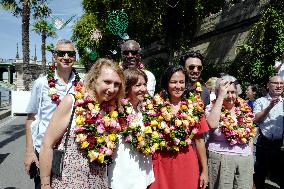 Anne Hidalgo Opens Paris Plages 2023