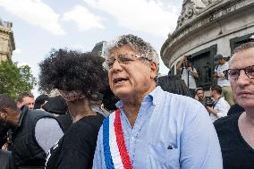 Rally Against Police Violence In Memory Of Adama Traore - Paris