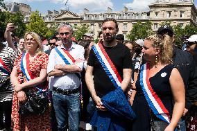 Rally Against Police Violence In Memory Of Adama Traore - Paris