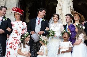 Wedding of Prince Amaury Bourbon-Parme and Miss Pelagie Mac Mahon - Autun