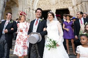 Wedding of Prince Amaury Bourbon-Parme and Miss Pelagie Mac Mahon - Autun