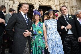 Wedding of Prince Amaury Bourbon-Parme and Miss Pelagie Mac Mahon - Autun