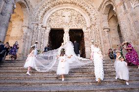 Wedding of Prince Amaury Bourbon-Parme and Miss Pelagie Mac Mahon - Autun