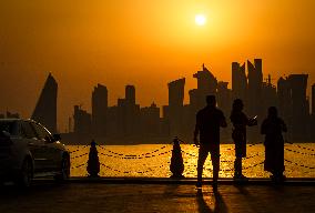 QATAR-DOHA-DAILY LIFE-HEAT WAVE