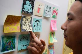 CANADA-VANCOUVER-POST-IT NOTE-ART SHOW