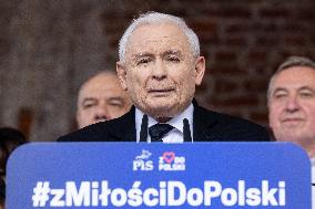 Election Campaign Of Law And Justice Party Leaders In Poland