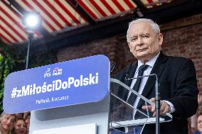 Election Campaign Of Law And Justice Party Leaders In Poland