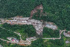 CHINA-HUBEI-LANDSLIDE-RESCUE (CN)