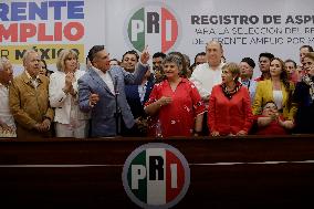 Registration Of Candidate For The Leadership Of The Frente Amplio Por México (Broad Front For Mexico)