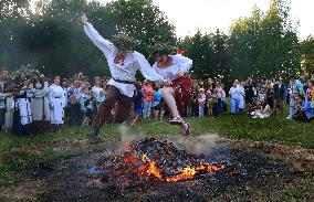 BELARUS-MINSK-IVAN KUPALA FESTIVAL-CELEBRATION