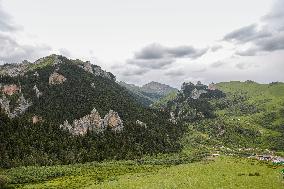 CHINA-GANSU-GANNAN-ZECHA STONE FOREST (CN)