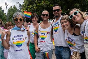 Demonstration For LGTBI Pride Day In Spain