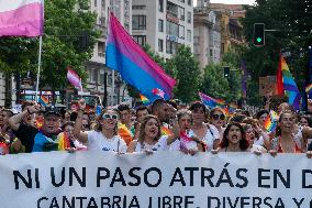 Demonstration For LGTBI Pride Day In Spain
