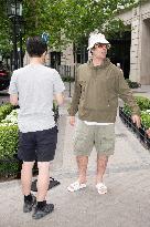 Liam Gallagher Leaves The Ritz Hotel - Madrid