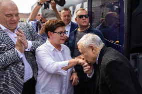 Election Campaign Of Law And Justice Party Leaders In Poland