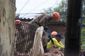 BRAZIL-RECIFE-BUILDING COLLAPSE-RESCUE