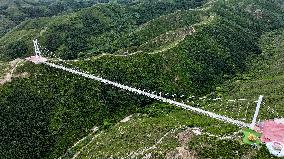 The Longest High-altitude Glass Suspension Bridge in Asia