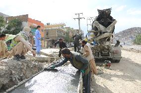 AFGHANISTAN-KABUL-ECONOMY-ROAD CONSTRUCTION