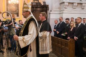 Commemorating The Victims Of The Volyn Tragedy At The Saint Peter And Paul Cathedral In Lutsk, Ukraine