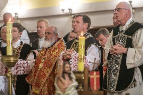 Commemorating The Victims Of The Volyn Tragedy At The Saint Peter And Paul Cathedral In Lutsk, Ukraine