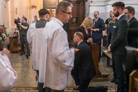 Commemorating The Victims Of The Volyn Tragedy At The Saint Peter And Paul Cathedral In Lutsk, Ukraine