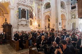 Commemorating The Victims Of The Volyn Tragedy At The Saint Peter And Paul Cathedral In Lutsk, Ukraine