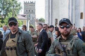 Commemorating The Victims Of The Volyn Tragedy At The Saint Peter And Paul Cathedral In Lutsk, Ukraine