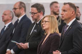 Commemorating The Victims Of The Volyn Tragedy At The Saint Peter And Paul Cathedral In Lutsk, Ukraine