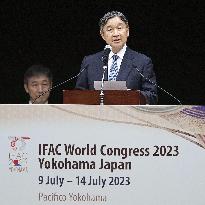 Japan emperor at int'l conference