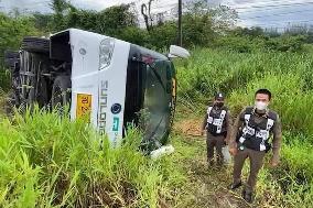 THAILAND-RAYONG-CHINESE TOURISTS-BUS ACCIDENT