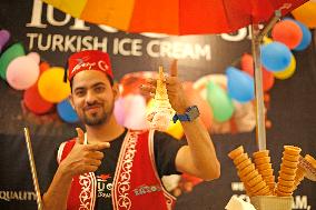 World Famous Turkish Ice Cream In Kashmir Now