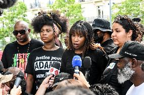 Rally Against Police Violence In Memory Of Adama Traore - Paris