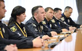 Ukrainian police train in Japan