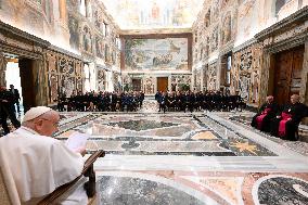 Pope Francis Receives RC Celta de Vigo Football Team - Vatican