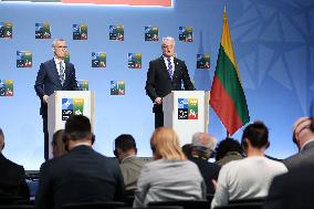 Initial Press Conference Before NATO Summit Starts Tomorrow