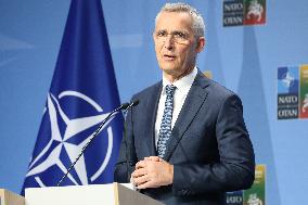 Initial Press Conference Before NATO Summit Starts Tomorrow